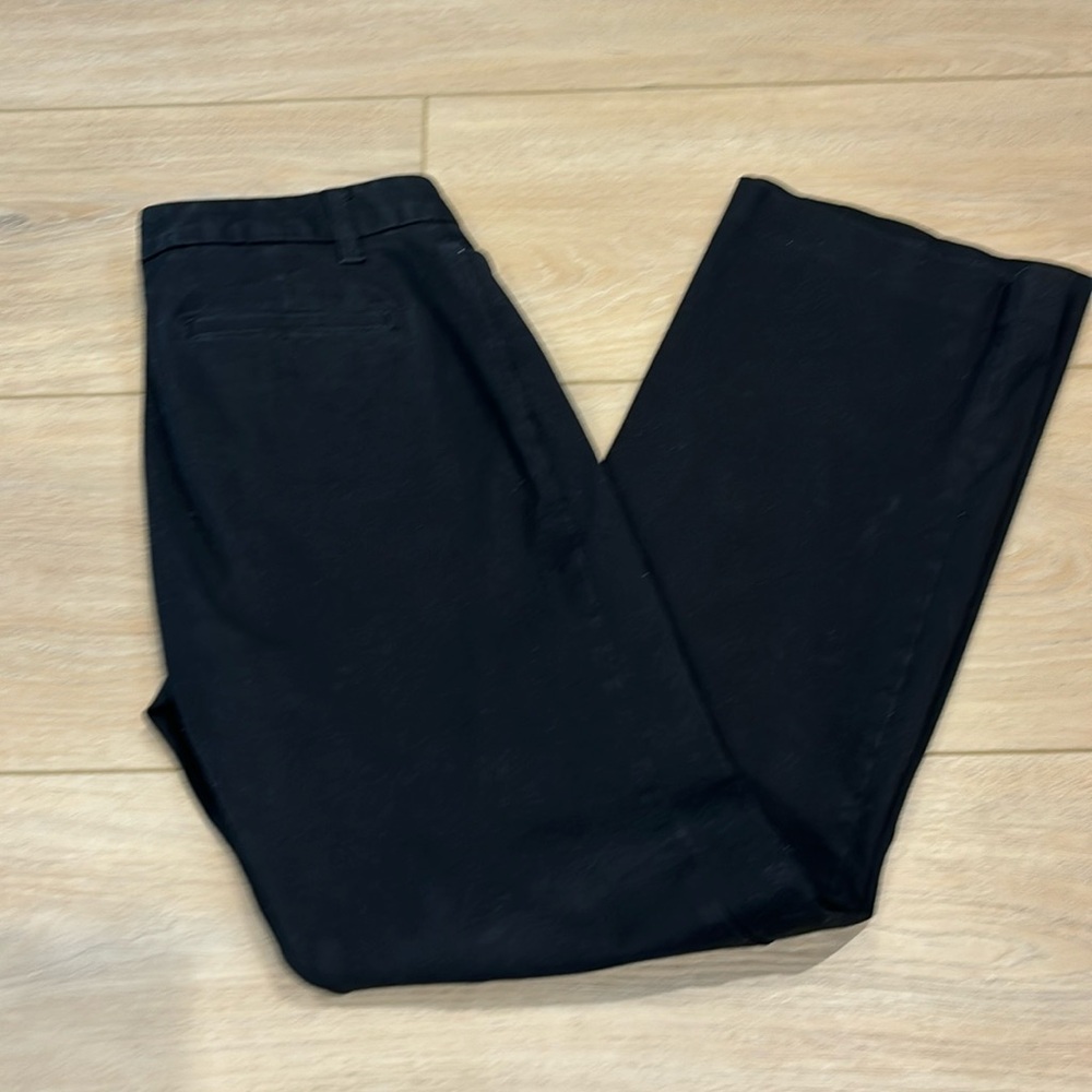 Gap Classic Fit Bootcut Pants Y2K Black Stretch Womens Size 4 Reg